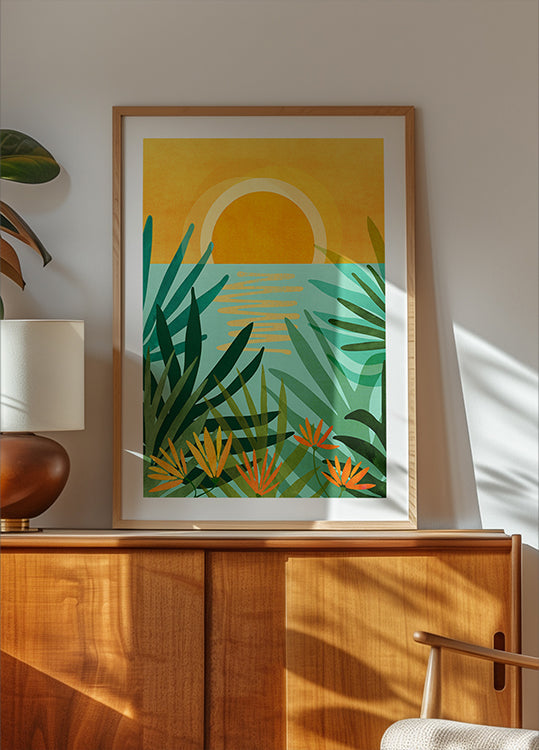 Peaceful Tropics Plakat - Posterbox