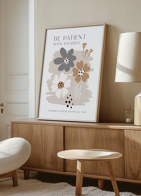 Be Patient With Yourself - Posterbox