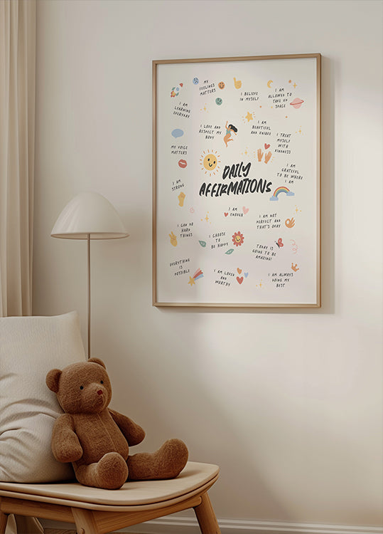 Daily Affirmations No2 Plakat - Posterbox
