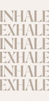 Inhale Exhale Plakat - Posterbox