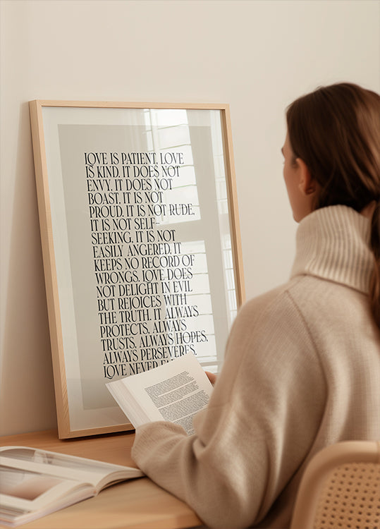 Love Is Plakat - Posterbox