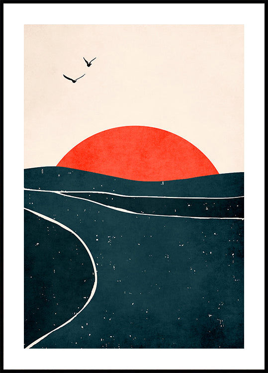 Dancing Seagulls - Posterbox
