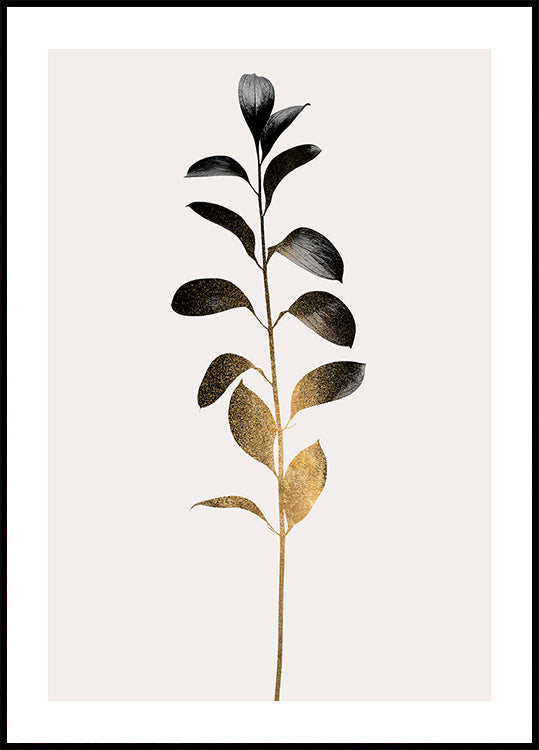 Monochromatica No.9   Dark Gold - Posterbox