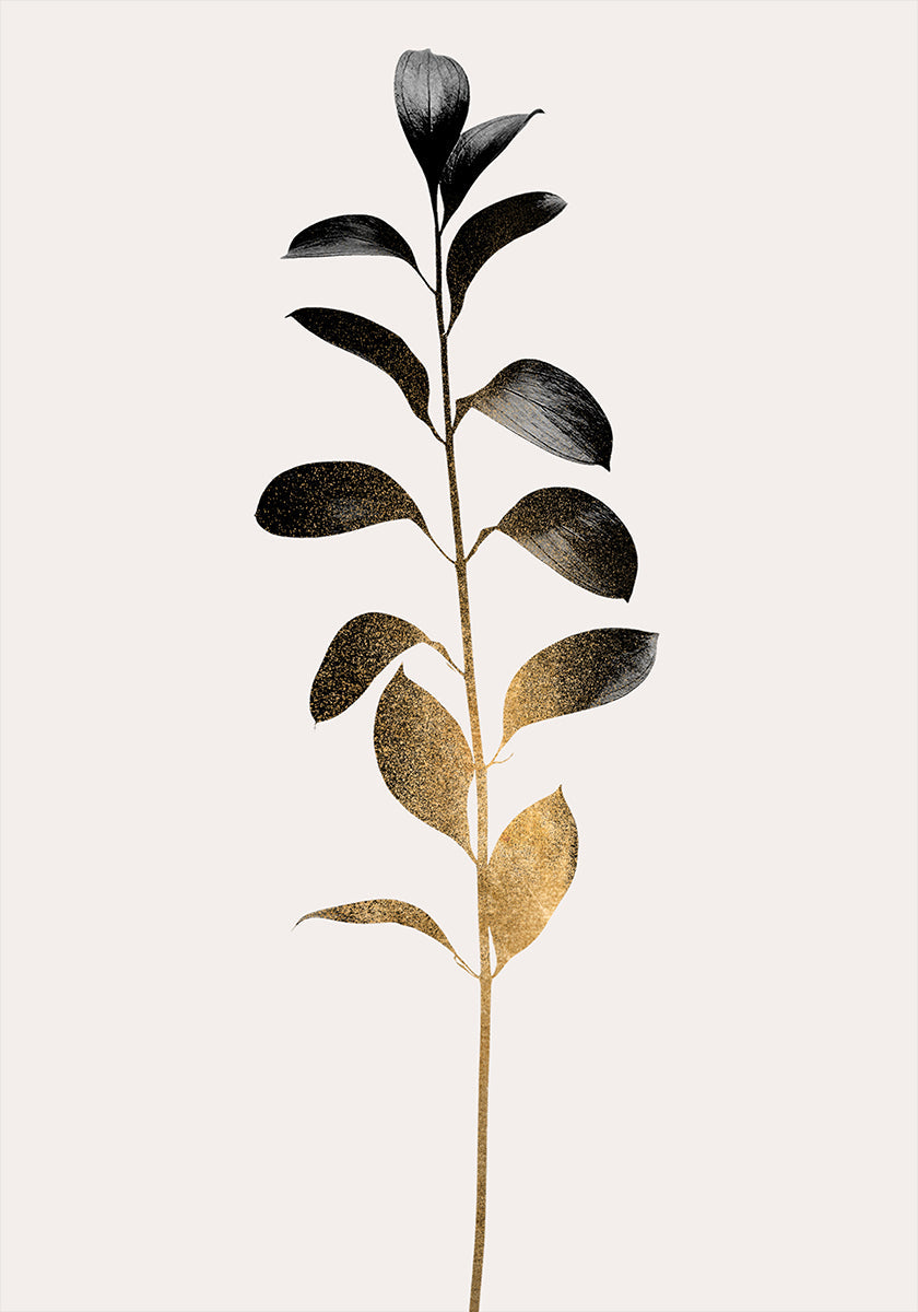 Monochromatica No.9   Dark Gold - Posterbox