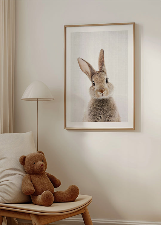 Peekaboo Bunny Plakat - Posterbox