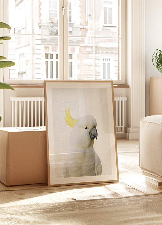 Peekaboo Cockatoo Plakat - Posterbox
