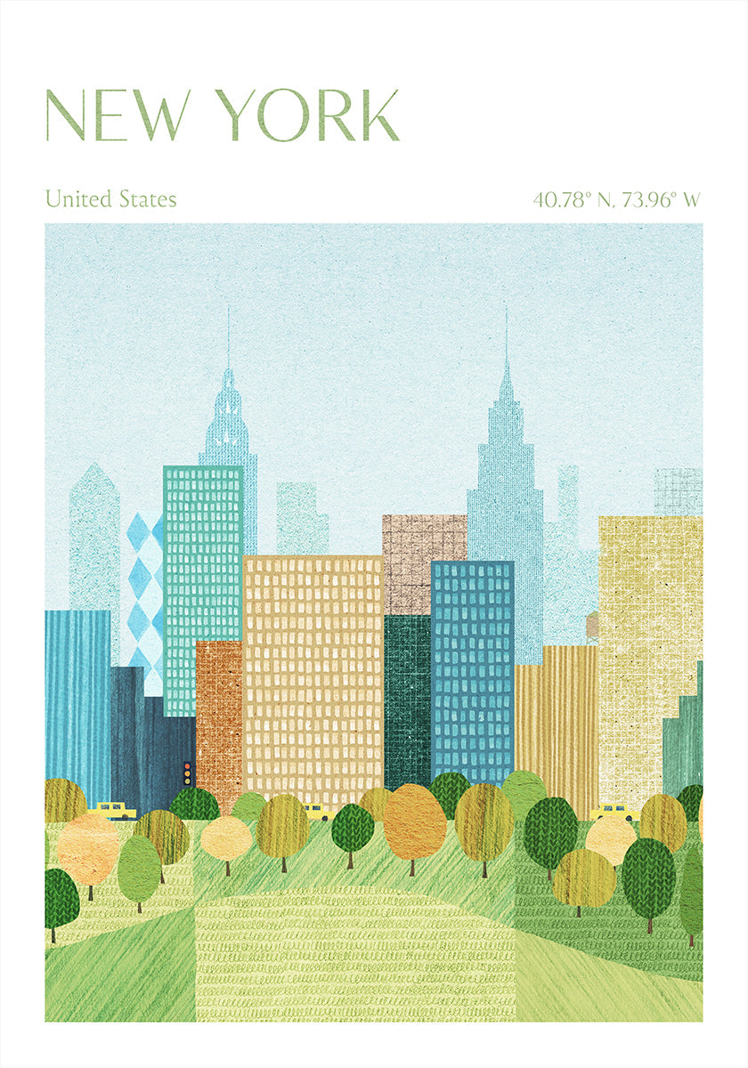New York, Central Park Plakat - Posterbox