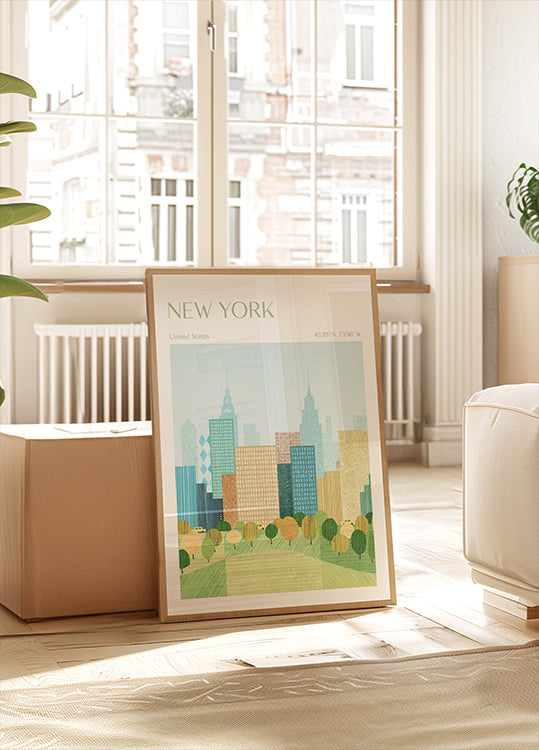 New York, Central Park Plakat - Posterbox