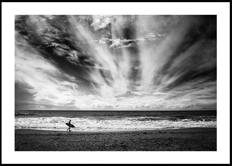 The loneliness of a surfer - Posterbox