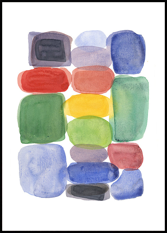 Color Blocks 2 Plakat - Posterbox