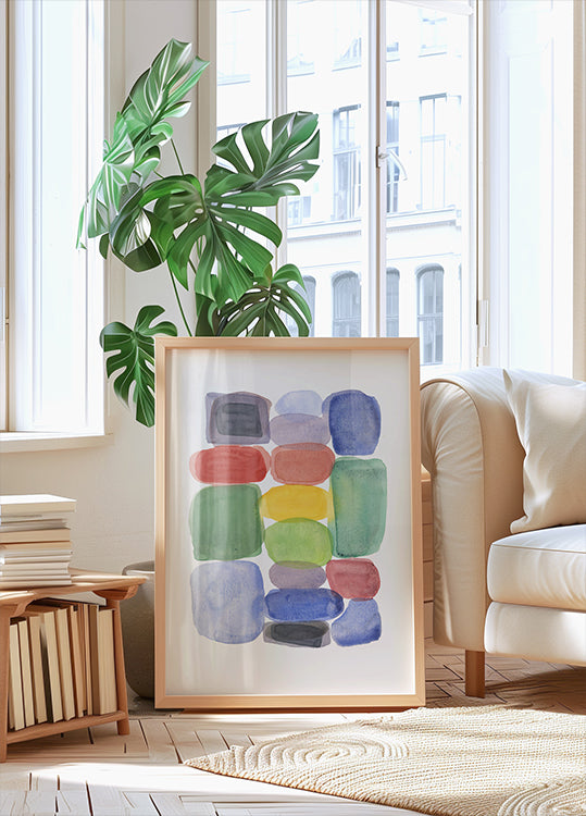 Color Blocks 2 Plakat - Posterbox