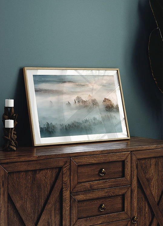 Winter fog Plakat - Posterbox