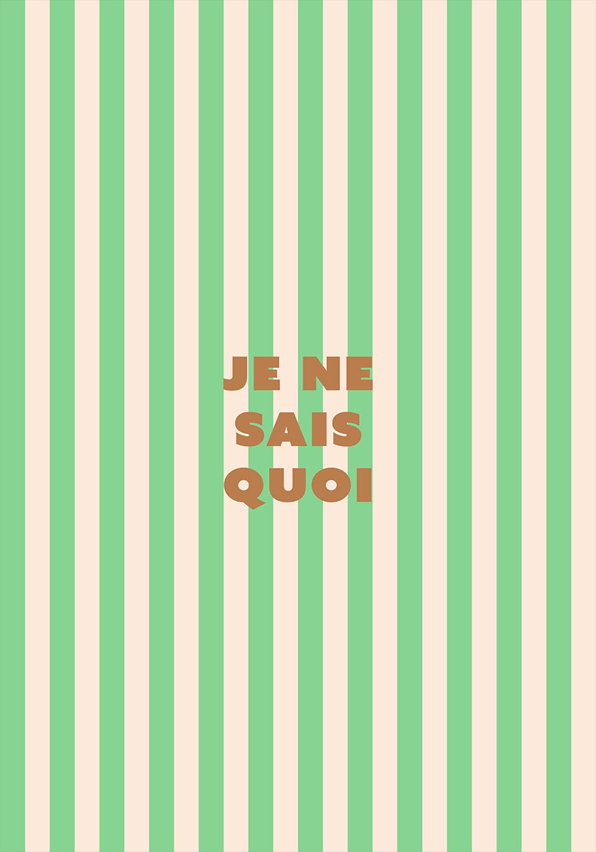 je ne sais quoi Plakat - Posterbox