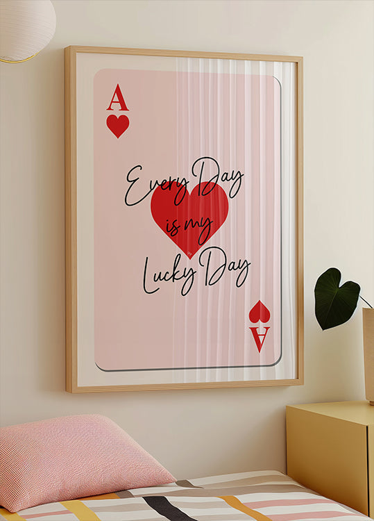 Lucky Ace Hearts - Posterbox