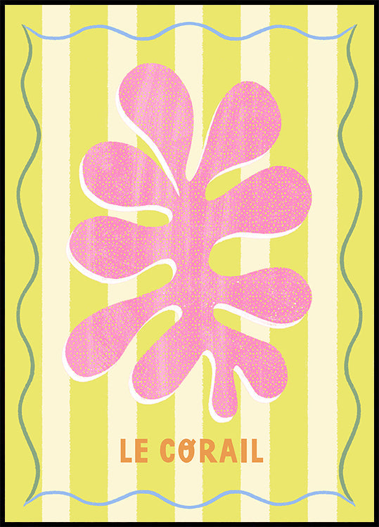 Le Corail Lemon/Cream Plakat - Posterbox