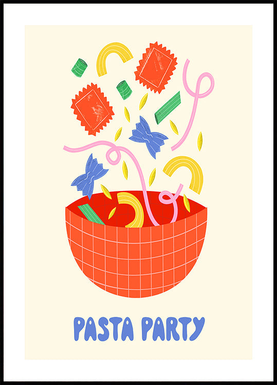 Pasta Party Plakat - Posterbox