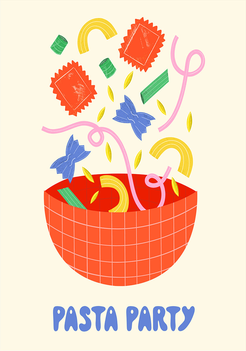 Pasta Party Plakat - Posterbox