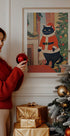 Christmas Cat Plakat - Posterbox