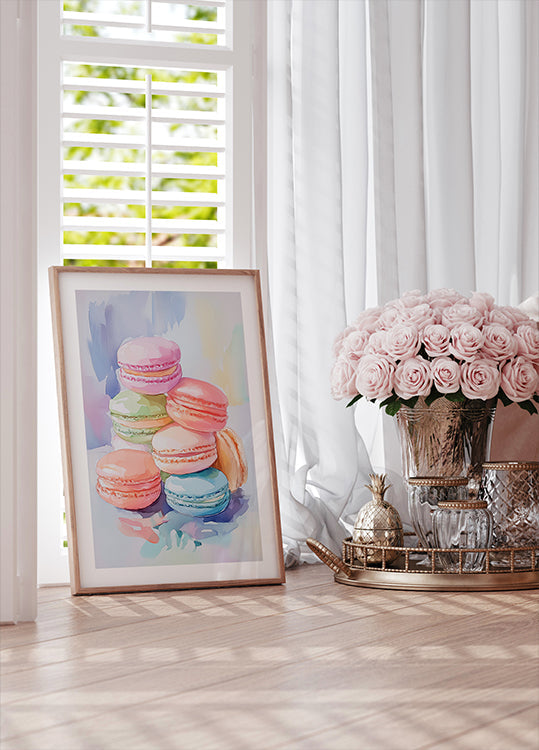 Colorful Macaron - Posterbox