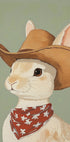 Cowboy Rabbit Plakat - Posterbox