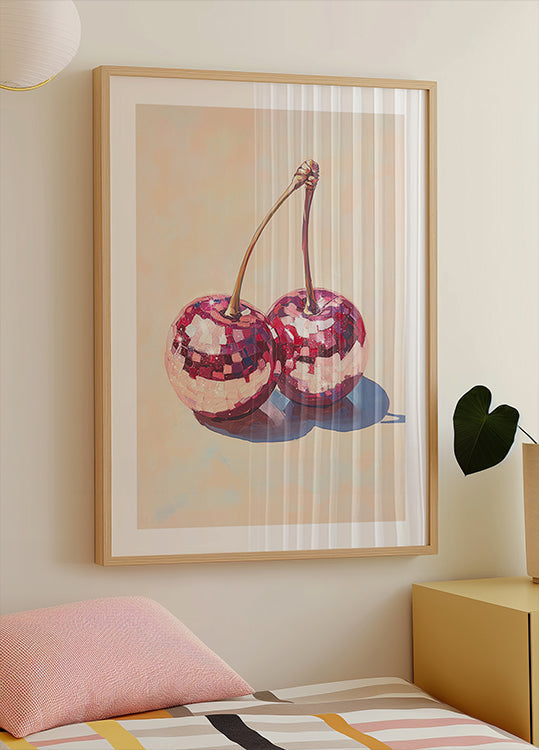 Disco Cherries Plakat - Posterbox
