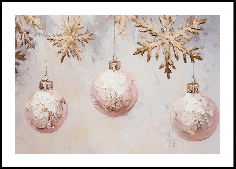 Elegant Winter Ornaments (NEW) Plakat - Posterbox