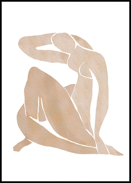 Women Shape Abstract Art Plakat - Posterbox