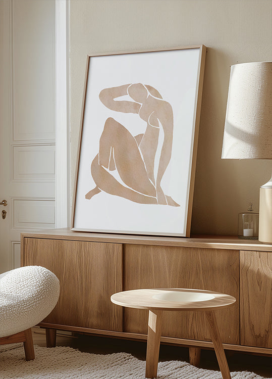 Women Shape Abstract Art Plakat - Posterbox