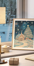 Snow Christmas Town Plakat - Posterbox