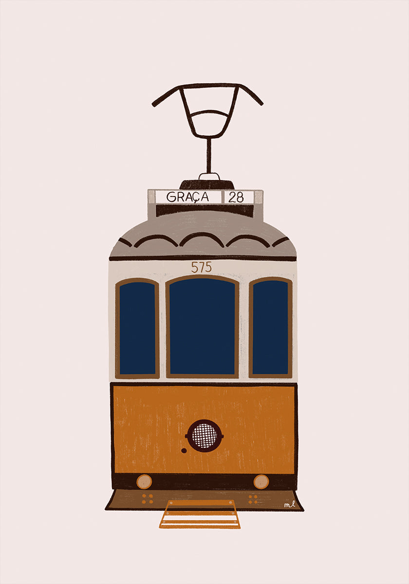 Lisbon Tram Plakat - Posterbox