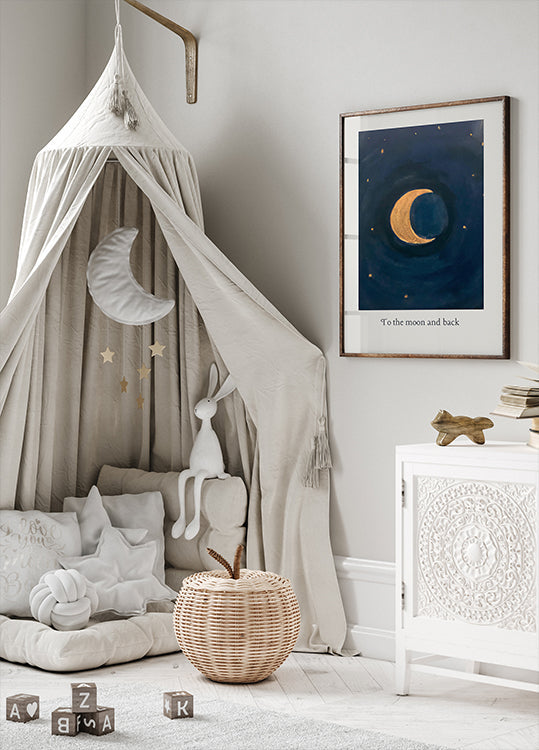 To the Moon and Back Plakat - Posterbox