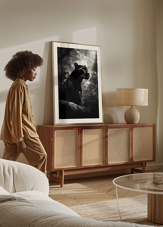 Majestätisches Black Panther Poster