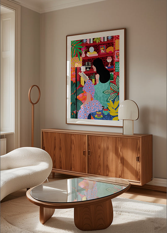 Mädchen liest ihr Lieblingsbuch