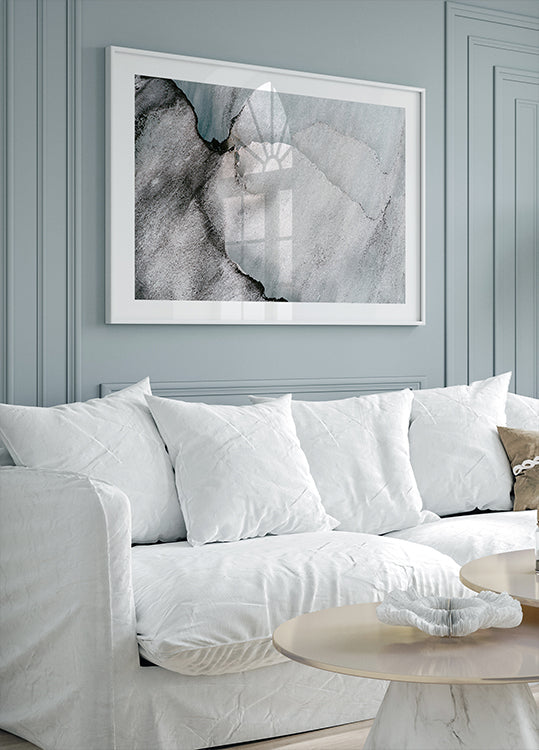 Abstrakte Formen der Landschaft #4 Poster