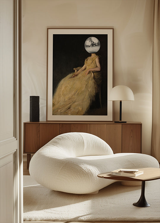 Disco-Kopf-Vintage-Collage