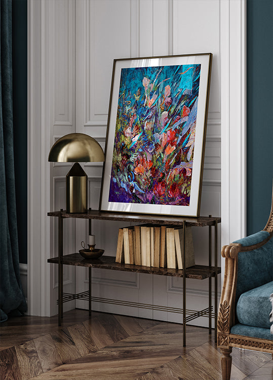 Ausbruch blühenden Lichts