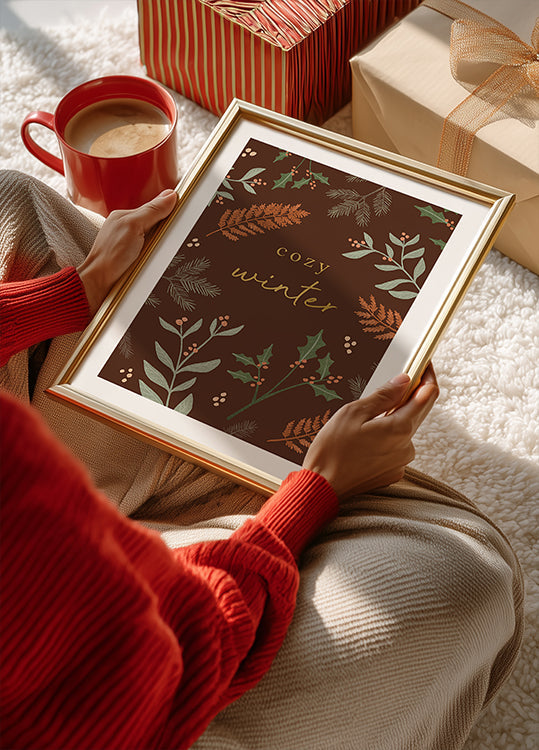 Gemütliches Winterposter