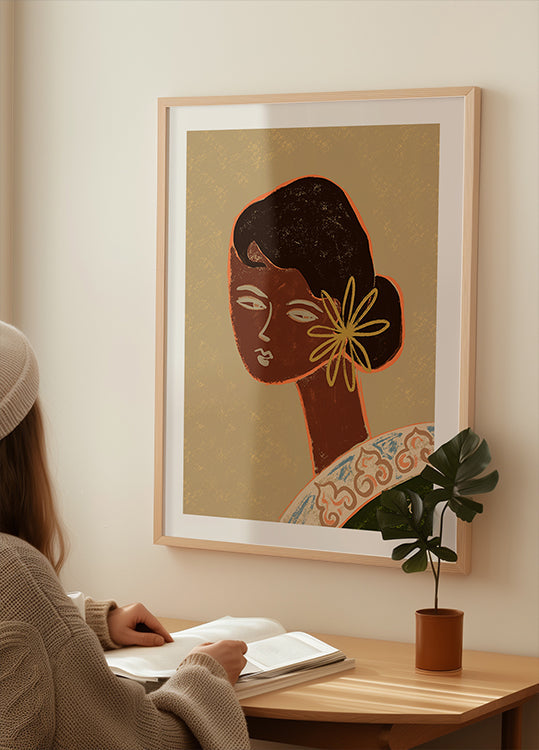 Das Poster der Grünen Dame