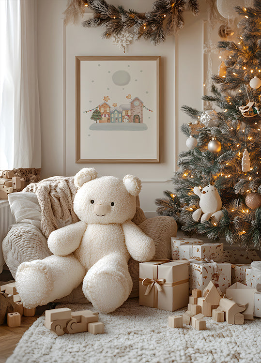 Vintage-Winterplakat