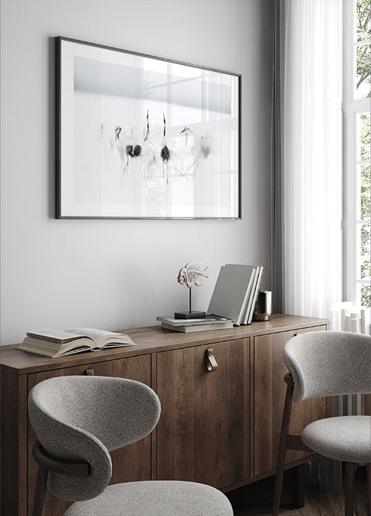 Kalligrafisches Ballett-Poster