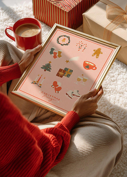 Weihnachts-Bingo-Poster