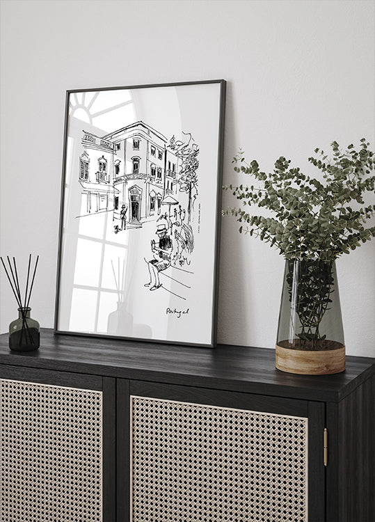 Zeit nehmen in Portugal Poster