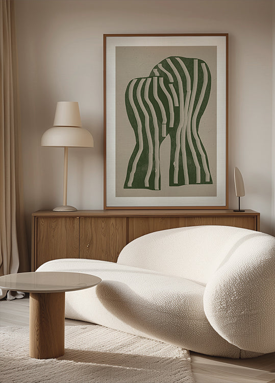 Geschwungene Streifen