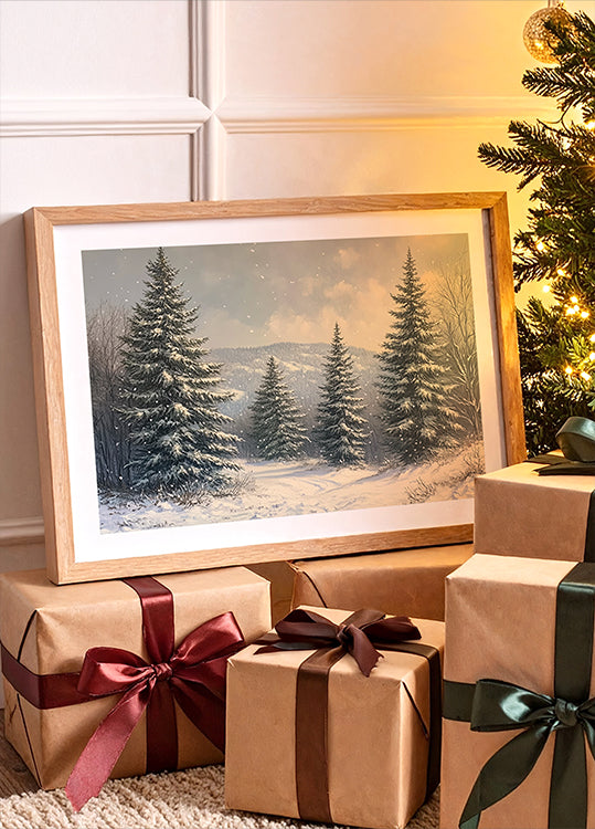 Poster „Frostige Horizonte“.