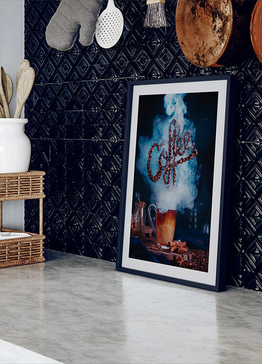 Riechen Sie den Kaffee