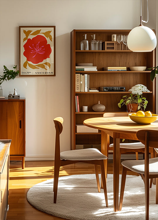 Blumenmarkt. Amsterdam-Plakat