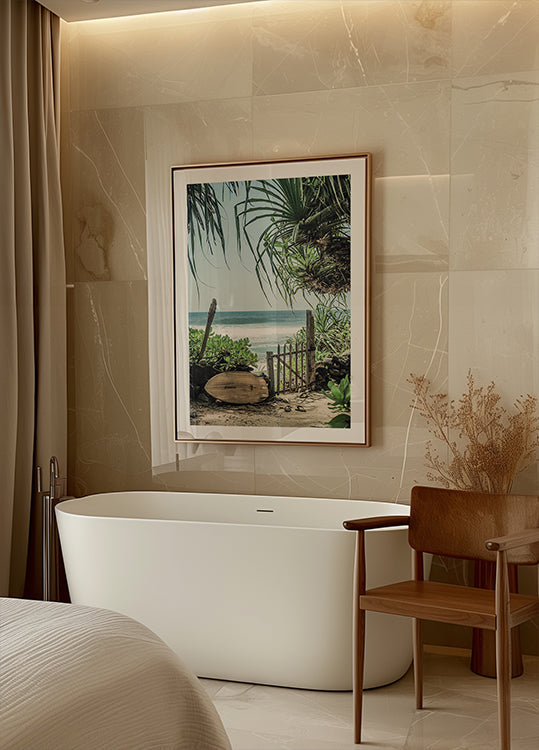 Poster zur Küstenruhe