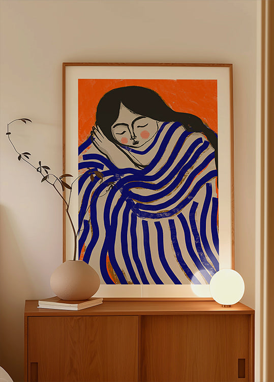 Ruhendes Schönheitsplakat