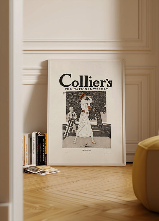 Collier's, the National Weekly, das erste Tee-Plakat (1912).