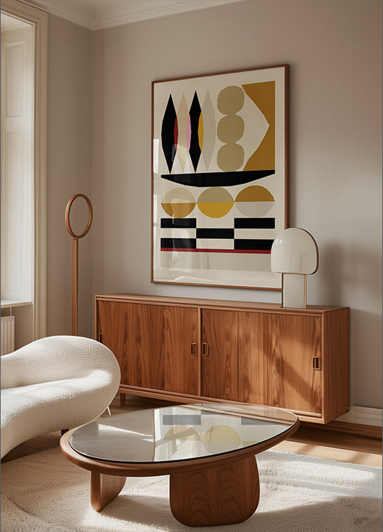 Abstrakte Komposition 25 Poster